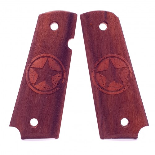 Cybergun Walnut 1911 Grips (US Star)